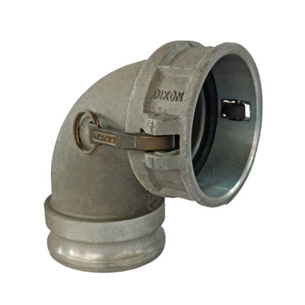 Codo 90° Tipo DA Adaptador Dixon 400DA-90AL de 4" x Acople en aluminio
